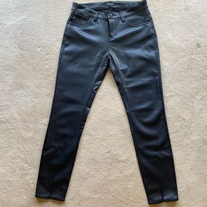 Dear John Joyrich Comfort Skinny Faux Leather Jeans Pants Size 27